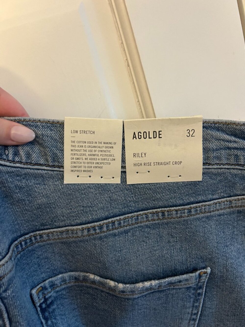 AGOLDE Riley High Rise Straight Crop Jeans - Picture 5 of 6